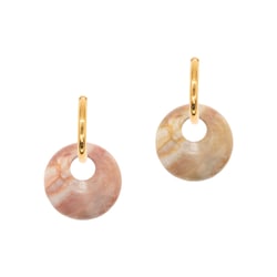 Boucles d'oreilles Blima en pierres Agate Indienne - Sloya