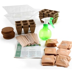 Radis et Capucine - Coffret matériel et 30 sachets de graines : Développement durable