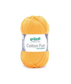 Fil à tricoter COTTON FUN - Gründl - certifié Oeko-Tex 04 Jaune