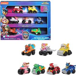 La Pat Patrouille Set de 7 Racers Pup Squad