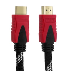 LinQ Câble Vidéo HDMI vers HDMI Mâle 4K Full HD Haut Débit 15m Noir