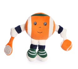 Peluche Roland-Garros- Monsieur Balle Orange – 17 cm