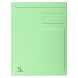 Chemise imprimée 3 rabats Forever® 280gm2 - Vert Pré - x 50 - Exacompta