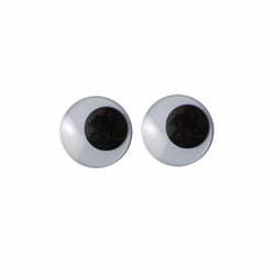 Yeux mobiles Vaessen Creative - Blanc-noir - 6 mm - 1000 pièces