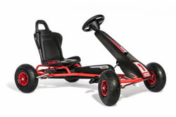 Kart à pédales rouge et noir Ferbedo GoKart AR 8R - Rolly Toys