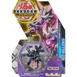 Bakugan legends : neo nillious avec carte - boule noire - platinum series - saison 4 - spin master 20140216