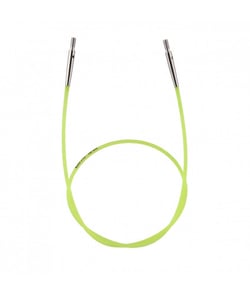 Cable Vert 60 cm aigu. circulaires/crochet interchangeables - Knitpro 60 Cm vert