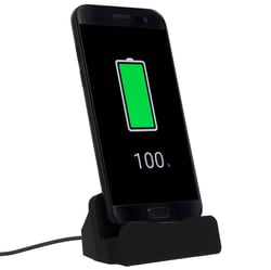 Avizar Station d'accueil Smartphone Charge & Synchro connecteur USB type C Noir