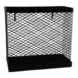 Pot à crayons - Rectangulaire - Métal - Noir - A suspendre - Bureau - Ulmann