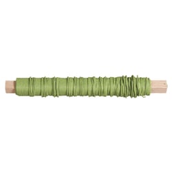 Fil de papier , 0,55mm ø, vert Hauser clair, sur bobine en bois à 50g, 20m