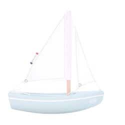 Le Sloop Vert d'eau – Bateau en bois 21cm - Maison Tirot - Rose