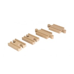 33393 Lot 4 mini rails double mâle double femelle