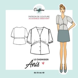 Patron Craftine Chemisier Anis - Format Papier
