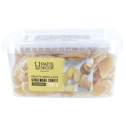 Gingembre confit en lamelles 700 g