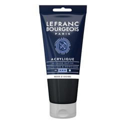 Peinture acrylique - Noir d'ivoire - 269 - Fine - Lefranc Bourgeois - Tube 80ml