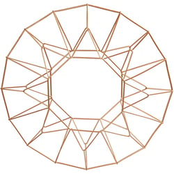 Décoration à suspendre, anneau, d 28 cm, laiton, 1 pièce