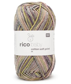 Fil à tricoter Rico Baby Cotton soft Print DK - Rico Design 18 Multicolore
