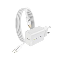 Mayaxess Chargeur Secteur pour Xiaomi 15T 20W + Câble USB-C 1m Blanc