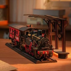 Puzzle 3D 407 pièces - Train à Vapeur Vintage - Figured'Art