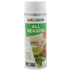 Spray de peinture - Extra robuste - Blanc - RAL 9003 - Brillant - Tous supports - All season