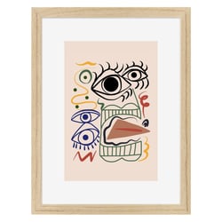 Image encadrée Oeil 30x40 cm