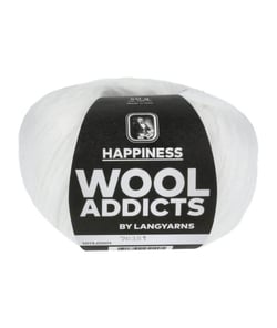 Pelote de coton HAPPINESS - Wool Addict 0001 Blanc