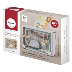 Kit DIY - Urne en bois 3D pour babyshower