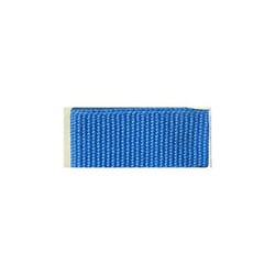 Bobine 25m galon aspect gros grain Bleu Electrique 15mm