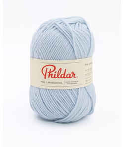 Pelote de laine d'Agneau à tricoter Phil Lambswool - Phildar Bleu Ciel
