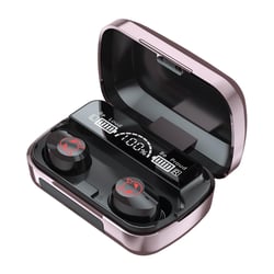 Ecouteurs Bluetooth Réduction De Bruit HD Étanche Avec Écran Batterie Longue Durée Rose YONIS