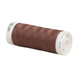 Bobine fil polyester 200m Oeko Tex fabriqué en Europe rouge brique foncé