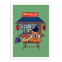 Affiche 50 x 70 cm -  House of Ramen Goku - Rafa Gomes