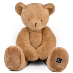 Ours en peluche praline cacahuète 80 cm - Histoire d'Ours