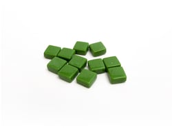 Carreaux mosaïque Vert foncé Pixel art - Mini - Lot de 40