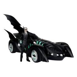 Batman Forever DC Multiverse - Figurine avec véhicule Alfred Pennyworth & Batmobile Gold Label 79 cm - McFarlane Toys