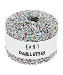 Fil complément PAILLETTES - Lang Yarns 0101 Multicolore