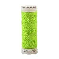 Fil vert fluo polyester 150m Made in France Oeko-Tex