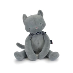 Peluche Chat Meloe - 37 cm Bleu Gris MA0261 - Ma lou Tradition