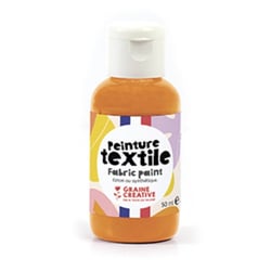 PEINTURE TEXTILE ORANGE 50ML