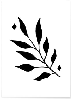 Affiche Abstract Flower 2 | A3 : 29,7x42cm