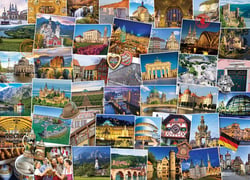 Puzzle 1000 pièces - Globetrotter Allemagne - Eurographics