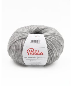 Pelote de laine et Mohair à tricoter PHIL IRISE ALPAGA - Phildar Flanelle Gris