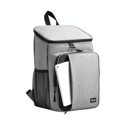 Sac À Dos Ordinateur Grande Capacité Résistant À L'eau Confortable 15 Pouces Gris YONIS