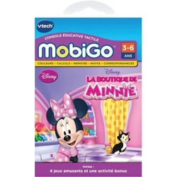 Jeu Mobigo La Boutique de Minnie - VTECH - Aide Minnie et Daisy - Fille - 3 ans et plus