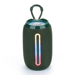 Mini Enceinte Bluetooth 5.3 TWS Son Stéréo 360° Haut-Parleur Portable Vert YONIS