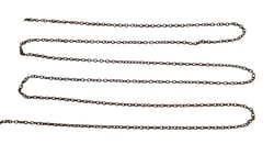 2 Metres de Chaine Metal Bronze 1,5 x 2 mm tres fine - creation bijoux perles