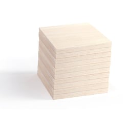 10 PLANCHES DE BALSA ET MODELES POUR STRING ART 100 x 100 MM