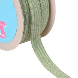 Bobine 20m Galon quatre cordons 15mm vert amande