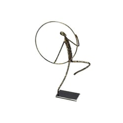 Statuette métal Homme Cerceau - Histoire de Fer