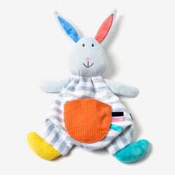 Doudou Lapin rayé Oxybul